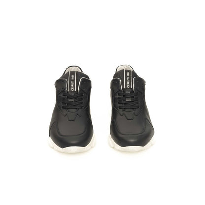 Cerruti 1881 Blaues Rindsleder Herren Sneaker