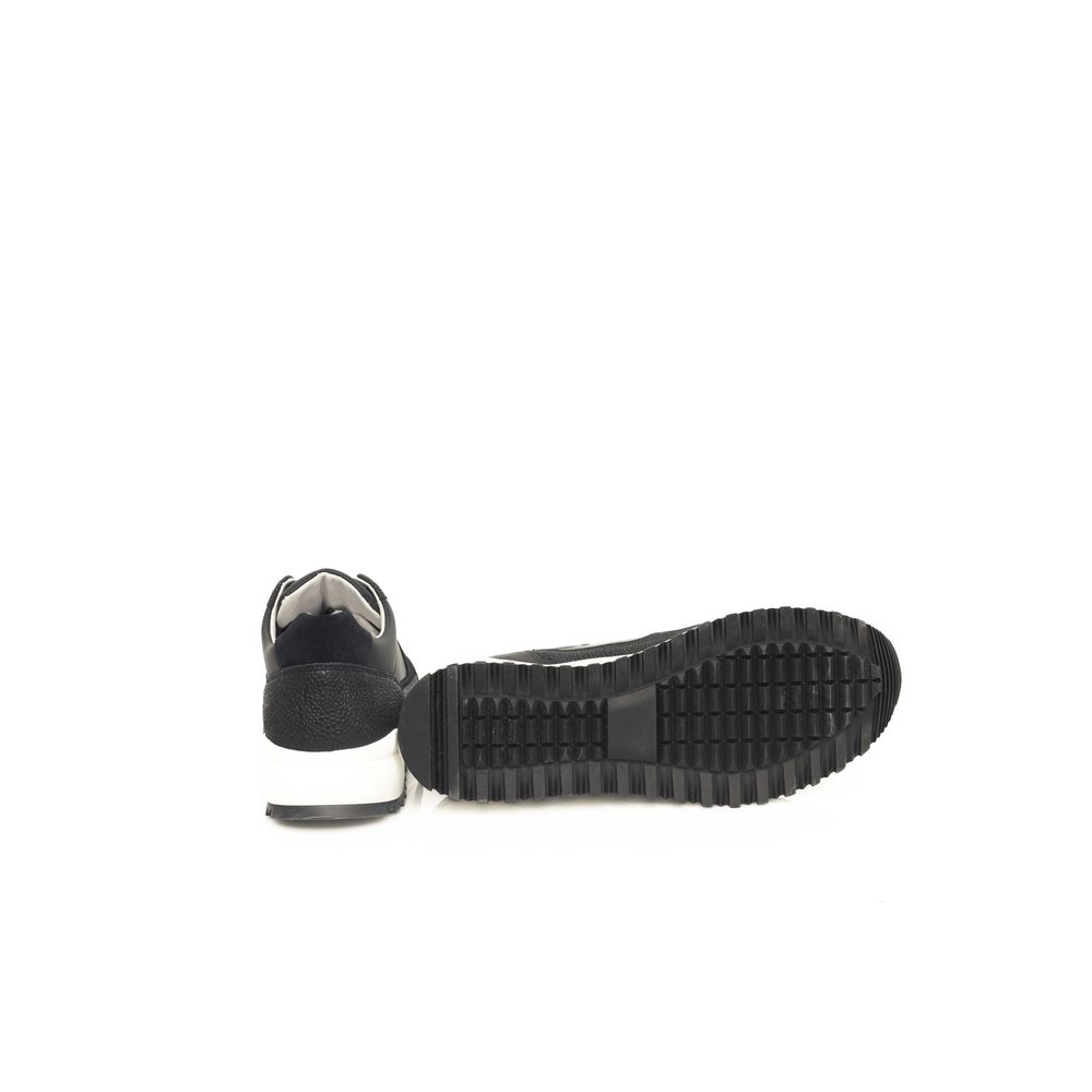 Cerruti 1881 Blaues Rindsleder Herren Sneaker