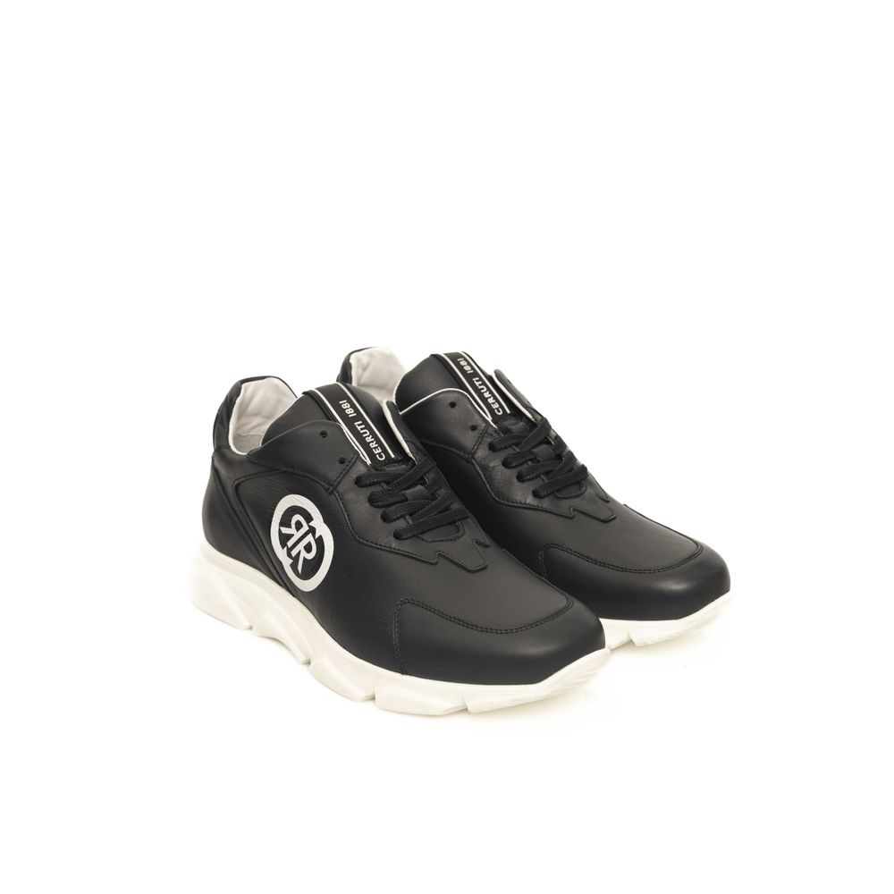 Cerruti 1881 Blaues Rindsleder Herren Sneaker
