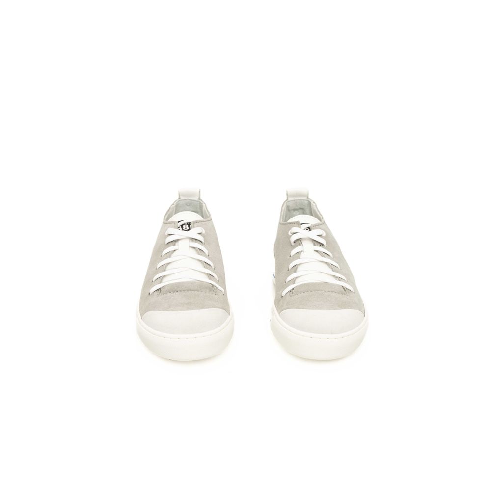 Cerruti 1881 Graues Rindsleder Herren Sneaker