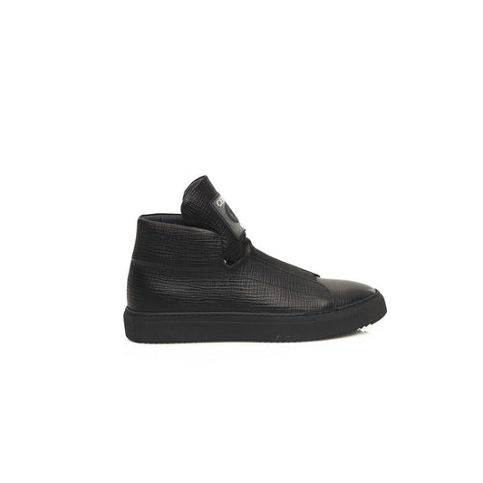 Cerruti 1881 Schwarzes Kalbsleder Herren Sneaker