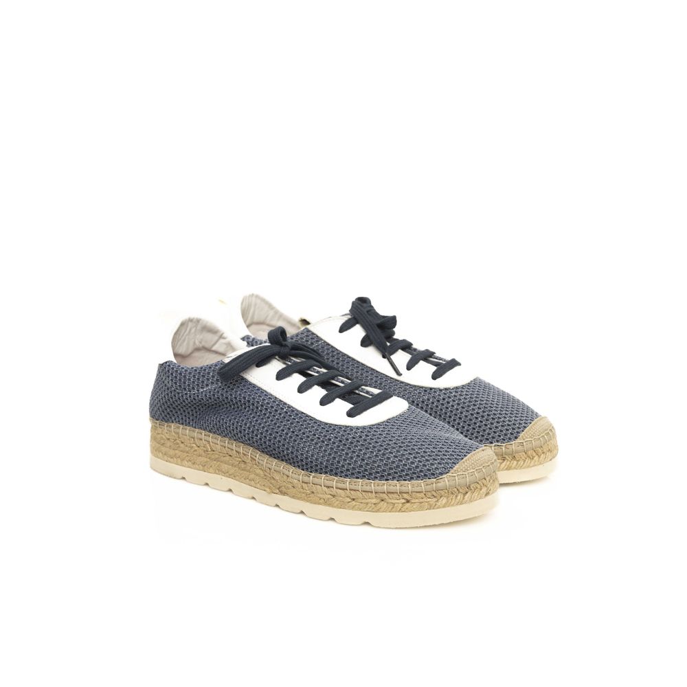 Cerruti 1881 Blaues Kalbsleder Herren Sneaker
