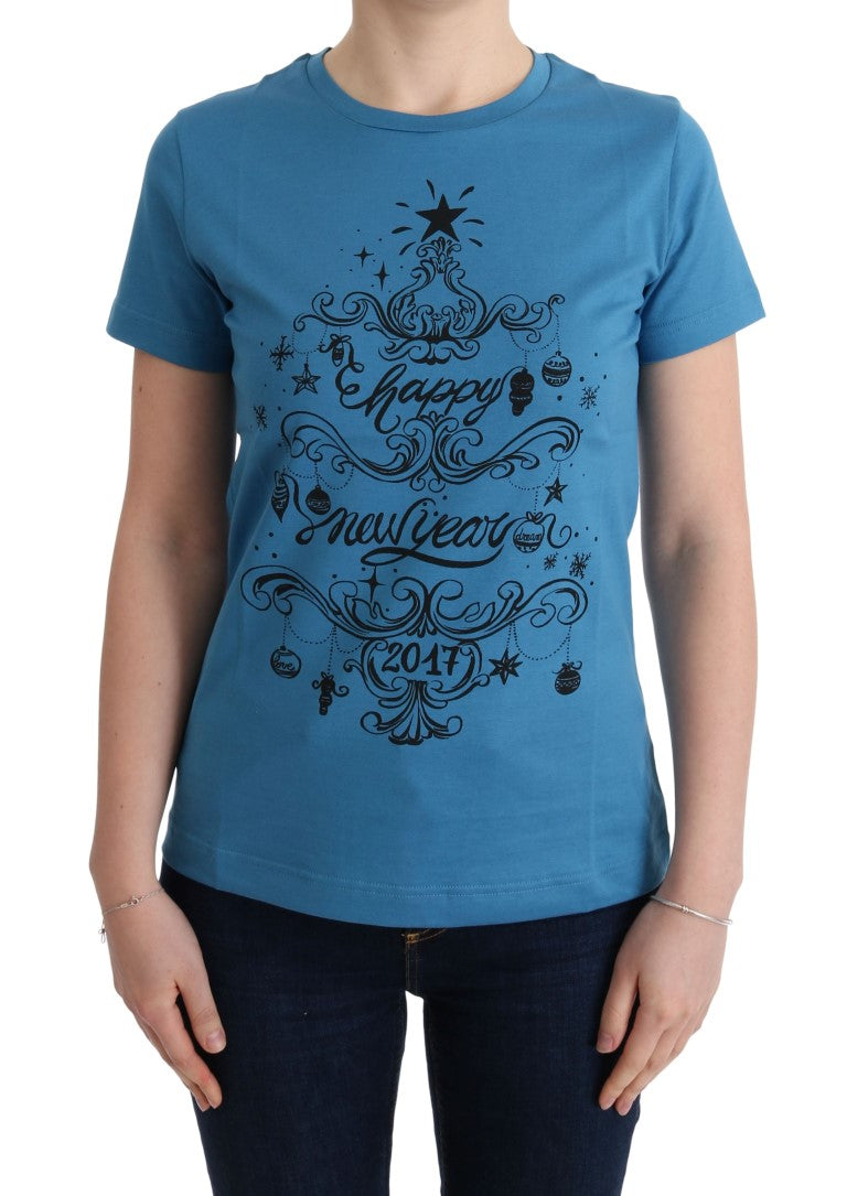 Dolce & Gabbana Blau Baumwolle 2017 Motiv T-Shirt