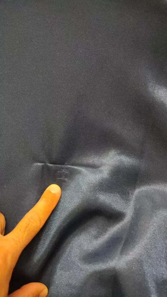 Dolce & Gabbana Blauer gestreifter Königsbienen-Pullover mit heraldischem Aufnäher