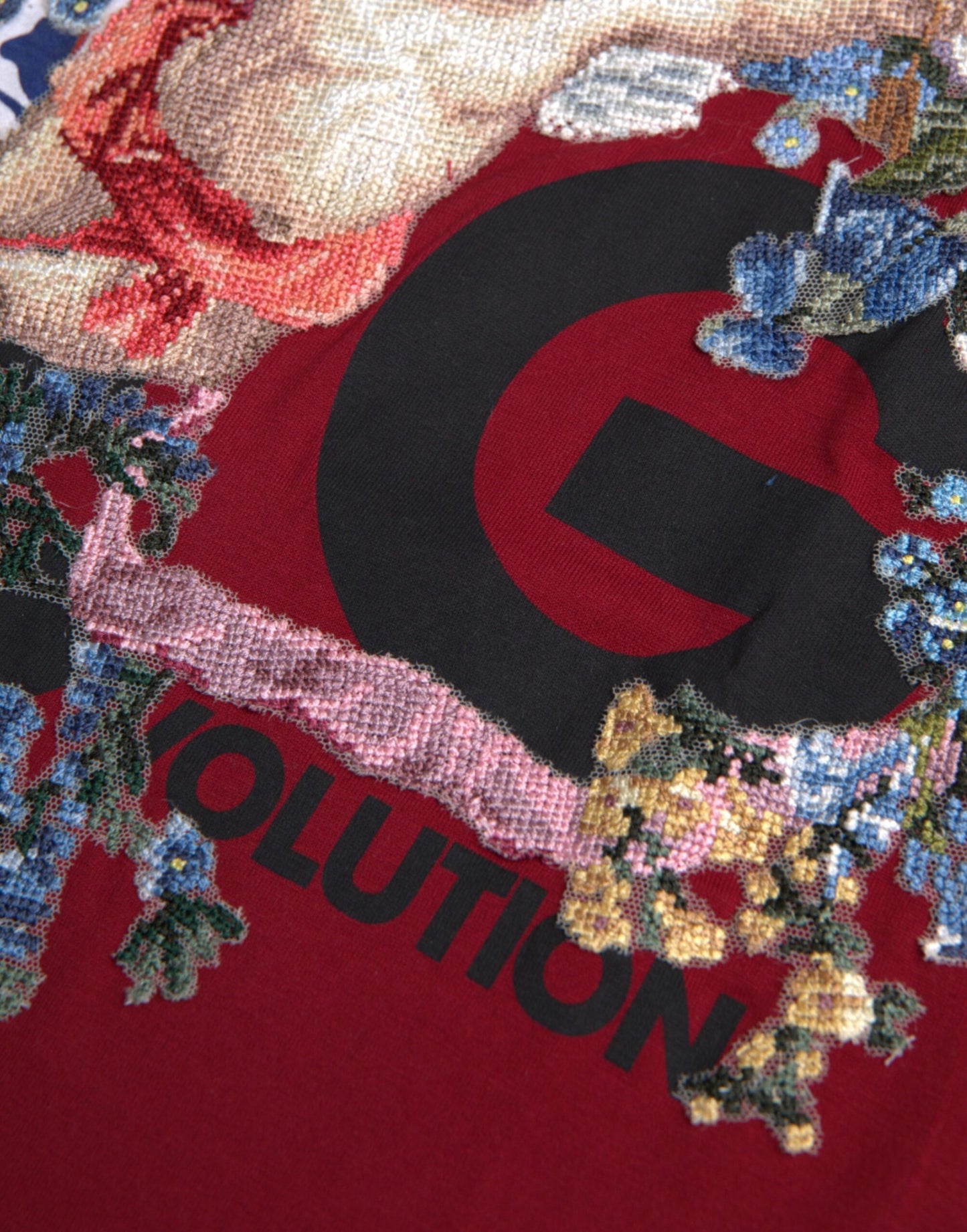 Dolce & Gabbana Multicolor-Grafik-T-Shirt mit kurzen Ärmeln