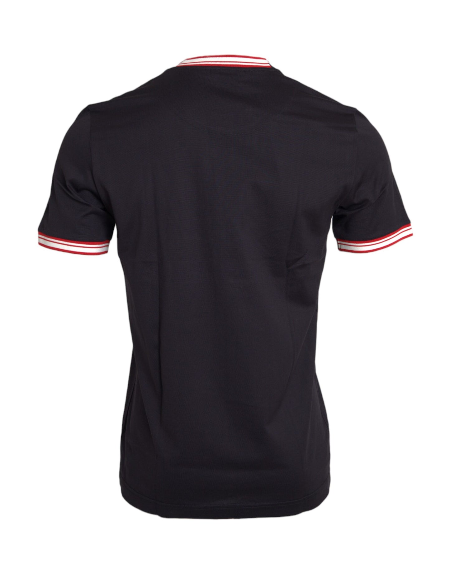 Dolce & Gabbana Schwarzes Baumwoll-T-Shirt 2019 Jahr des Schweins