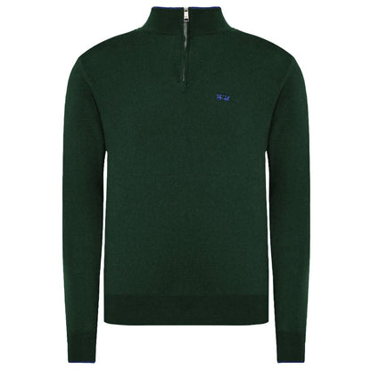 La Martina Grüner Pullover aus Wolle für Männer