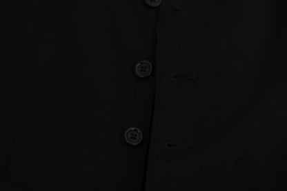 Dolce & Gabbana Schwarz Solid STAFF Slim Fit Weste Weste