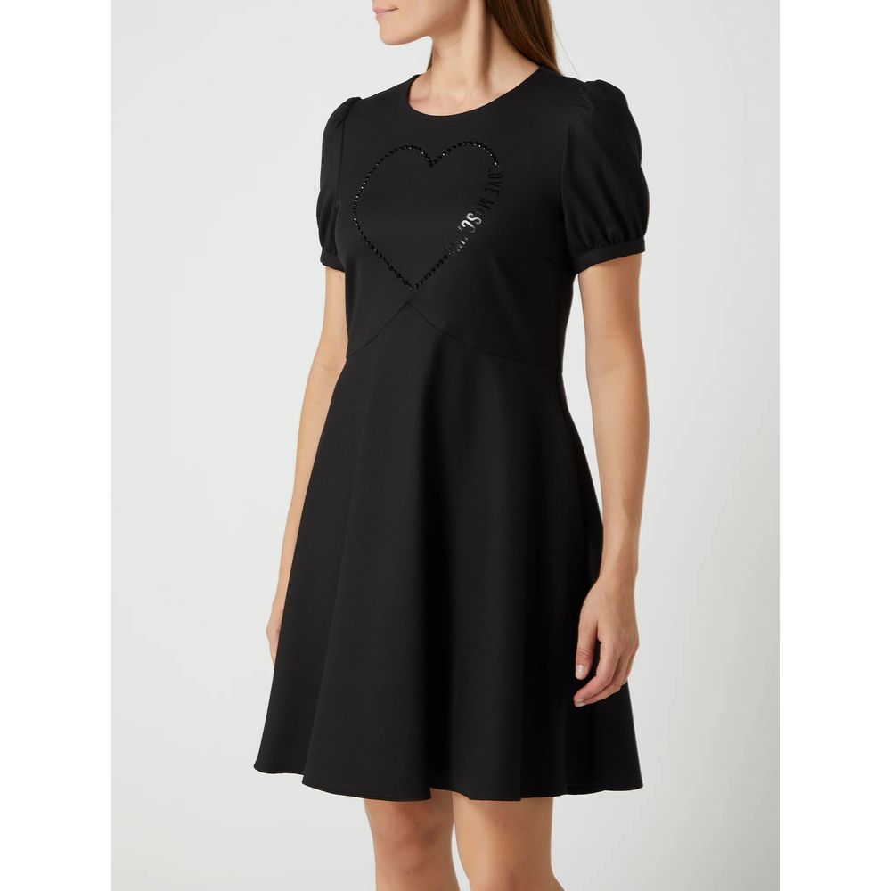 Love Moschino Black Wool Dress for Women