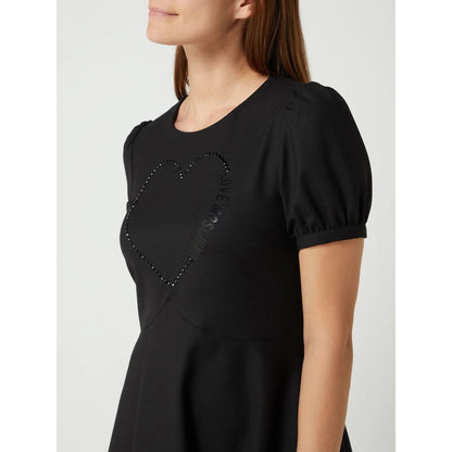 Love Moschino Black Wool Dress for Women