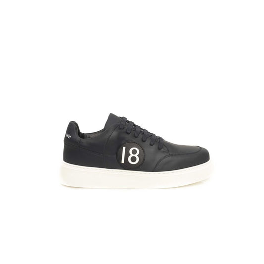 Cerruti 1881 Blaues Rindsleder Herren Sneaker