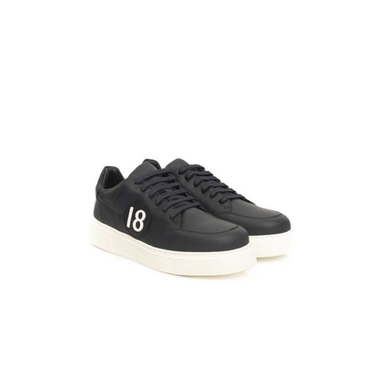 Cerruti 1881 Blaues Rindsleder Herren Sneaker