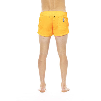Bikkembergs Orange Polyamid Herren Badeshort