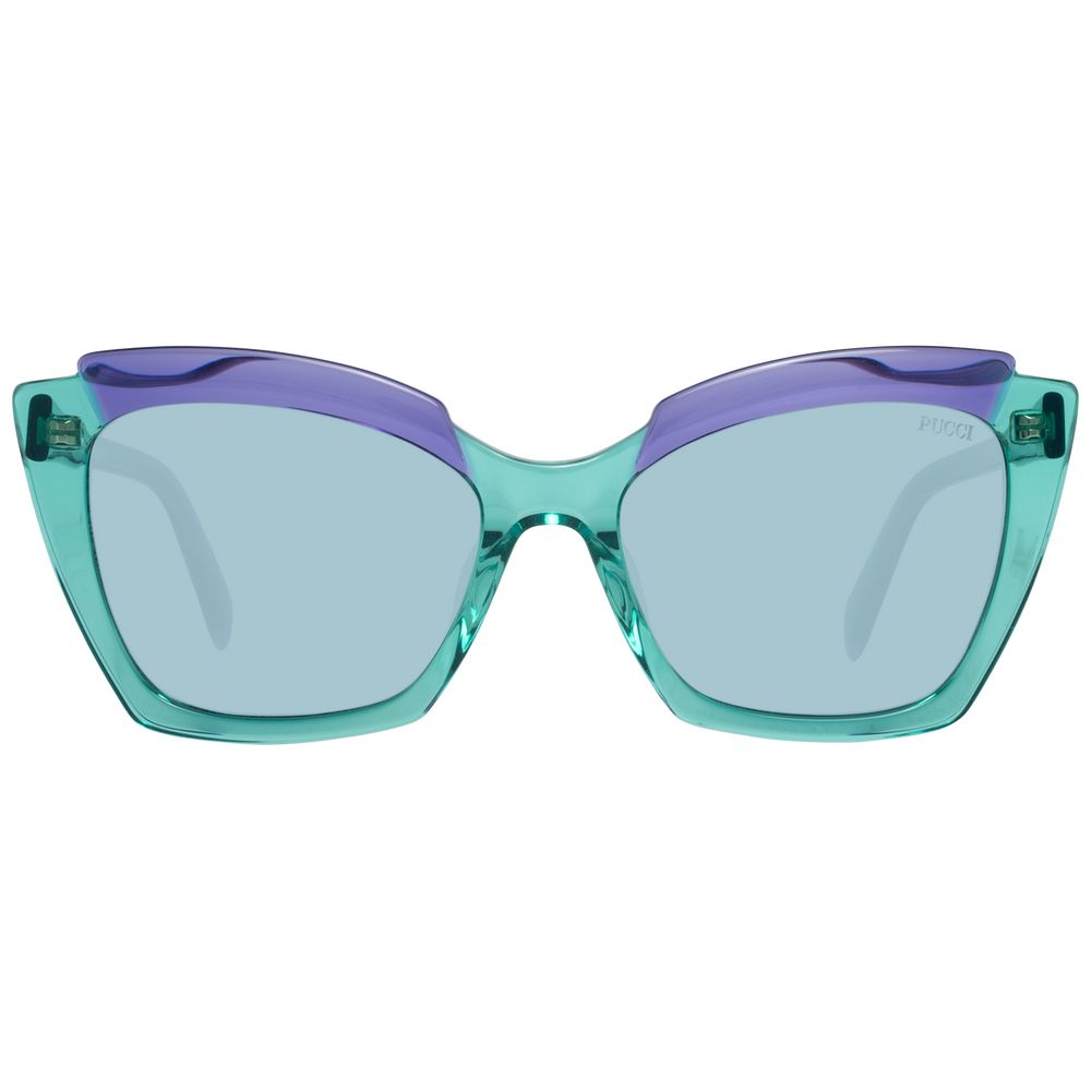 Emilio Pucci Grüne Frauen Sonnenbrille