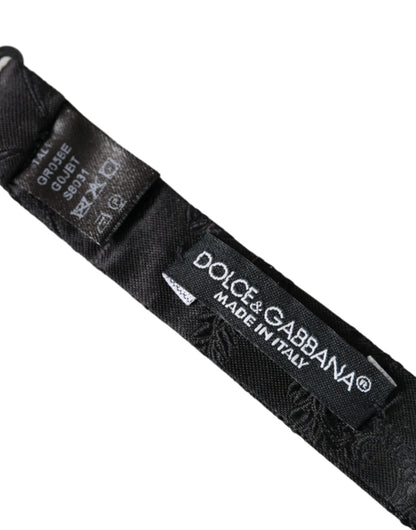 Dolce &amp; Gabbana Multicolor Fantasy Silk Adjustable Neck Bow