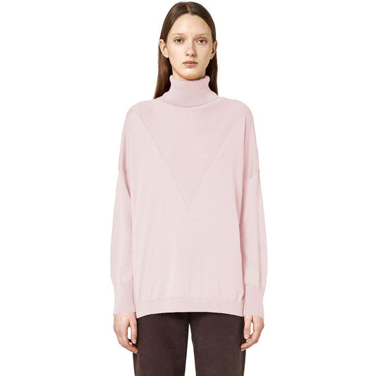 Alpha Studio Rosa Seidenpullover