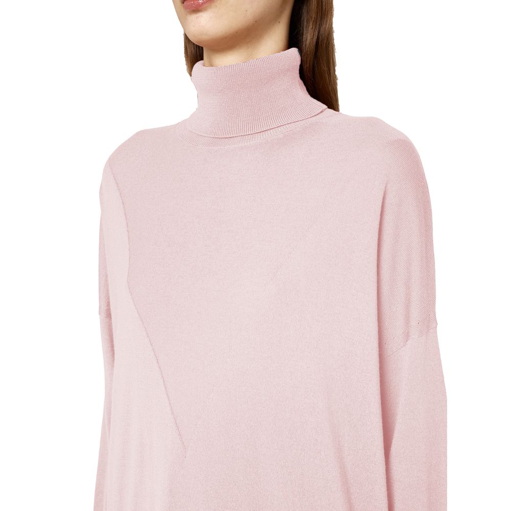 Alpha Studio Rosa Seidenpullover