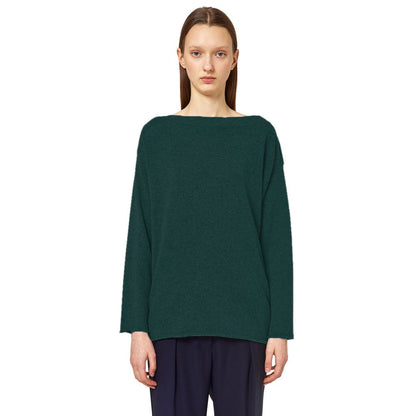 Alpha Studio Grüner Seidenpullover