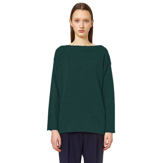Alpha Studio Grüner Seidenpullover