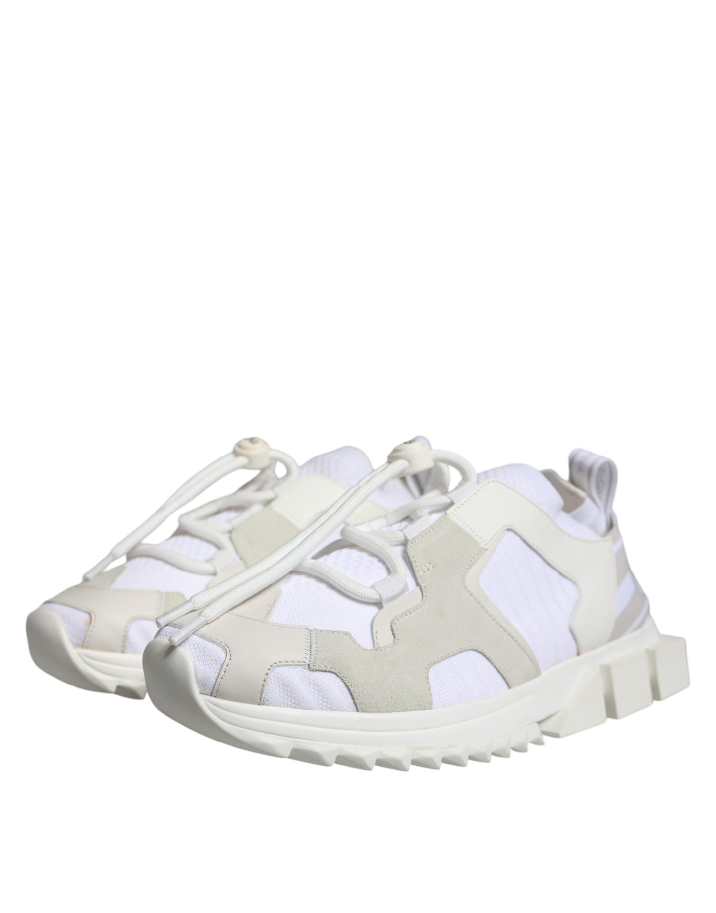Dolce & Gabbana Weiß Mesh Sorrento Trekking Turnschuhe Schuhe