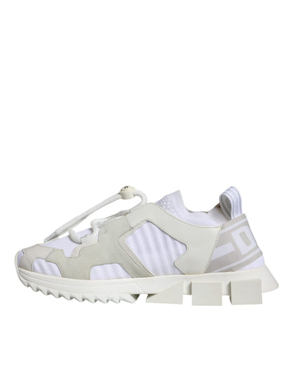 Dolce & Gabbana Weiß Mesh Sorrento Trekking Turnschuhe Schuhe