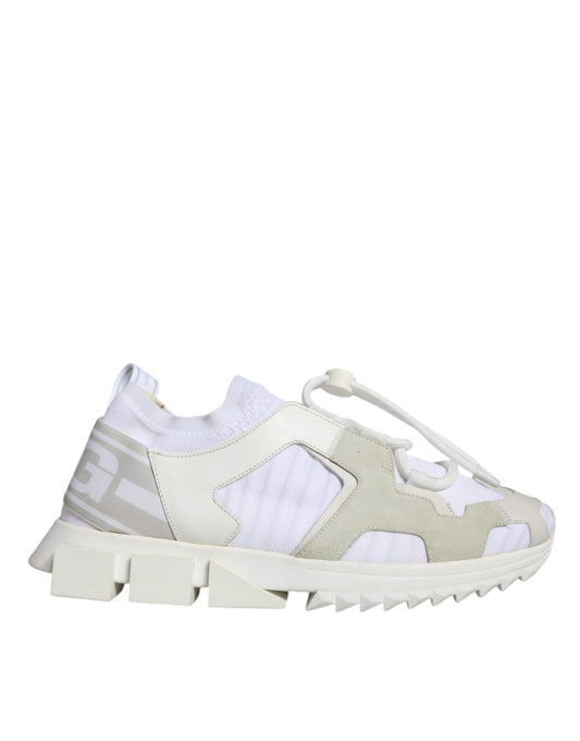 Dolce & Gabbana Weiß Mesh Sorrento Trekking Turnschuhe Schuhe