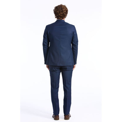 Baldinini Trend Blauer Wollblazer für Männer