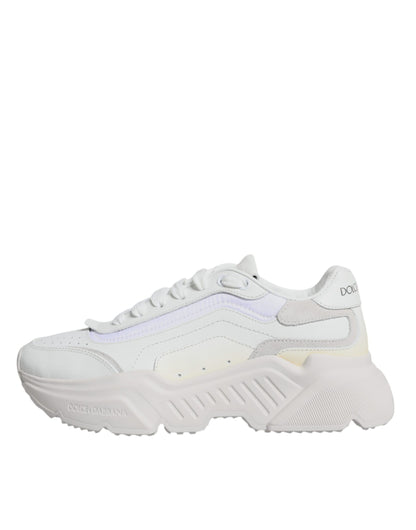 Dolce &amp; Gabbana White Daymaster Low Top Sneakers Shoes
