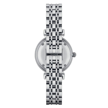 Armani Silberne Uhr aus Edelstahl