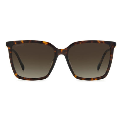 Jimmy Choo Goldene Metall-Sonnenbrille