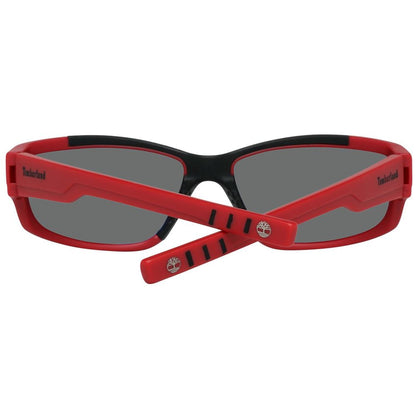 Timberland Rote Plastiksonnenbrille