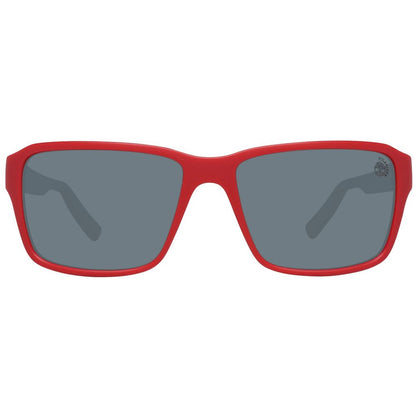 Timberland Rote Plastiksonnenbrille