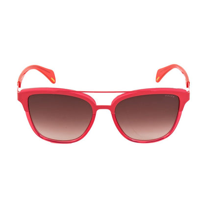 Police Orangefarbene Metall-Sonnenbrille