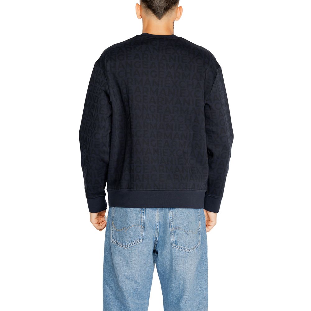 Armani Exchange Blaues Baumwoll-Sweatshirt