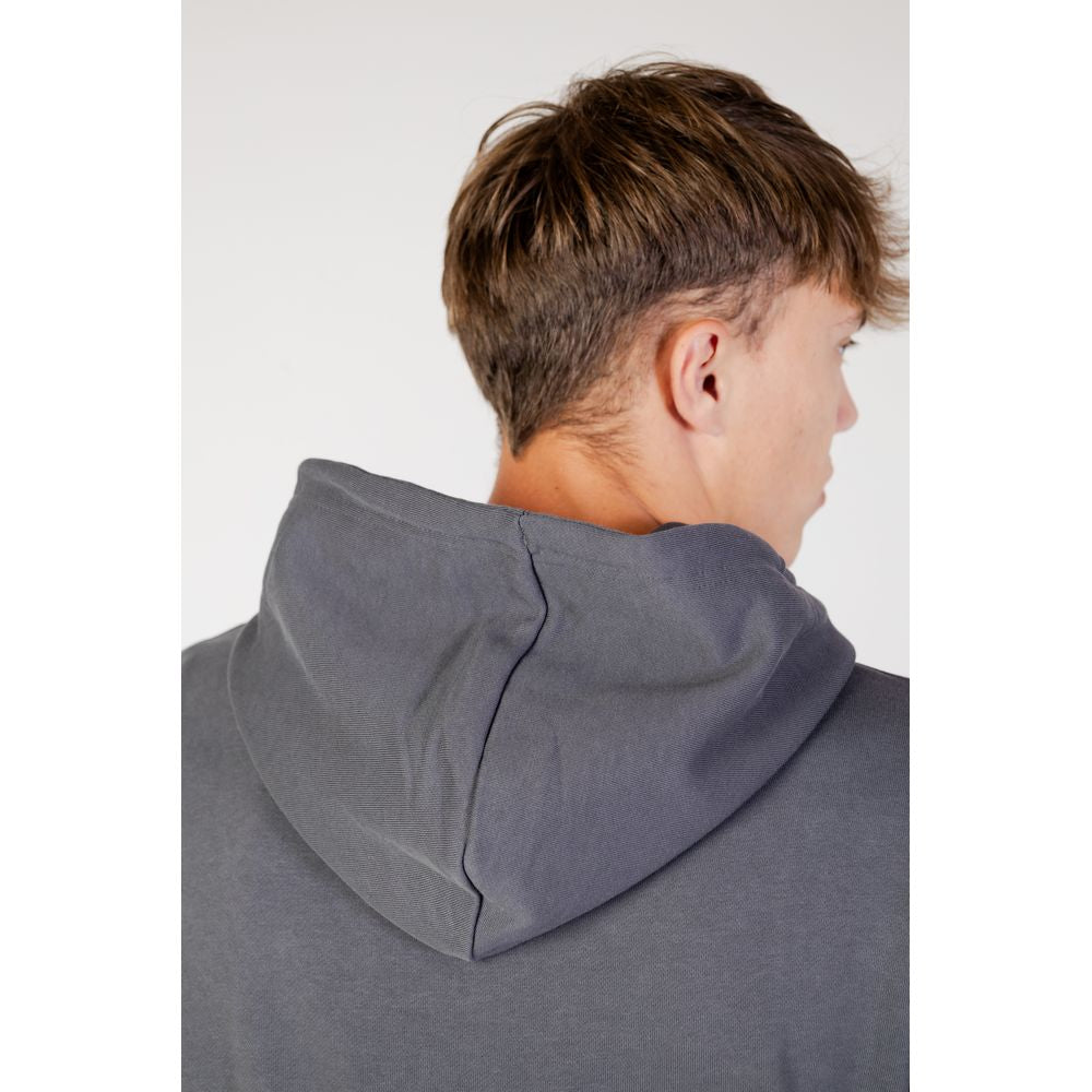 Hugo Boss Grauer Baumwoll-Kapuzenpulli