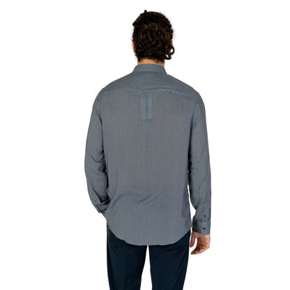 Armani Exchange Graues Viskose-Hemd