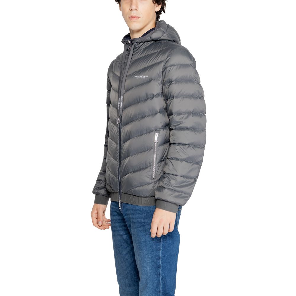 Armani Exchange Graue Polyester-Jacken &amp