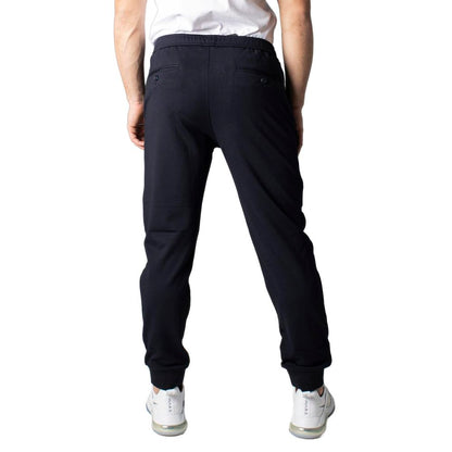 Armani Exchange Blaue Viskose Skinny-Hose