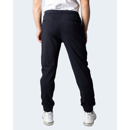 Armani Exchange Blaue Viskose Skinny-Hose