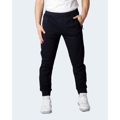 Armani Exchange Blaue Viskose Skinny-Hose