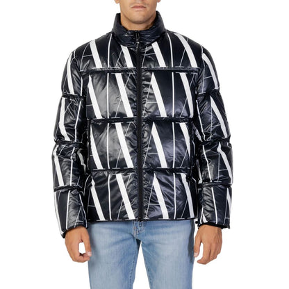 Armani Exchange Schwarze Polyesterjacken &amp