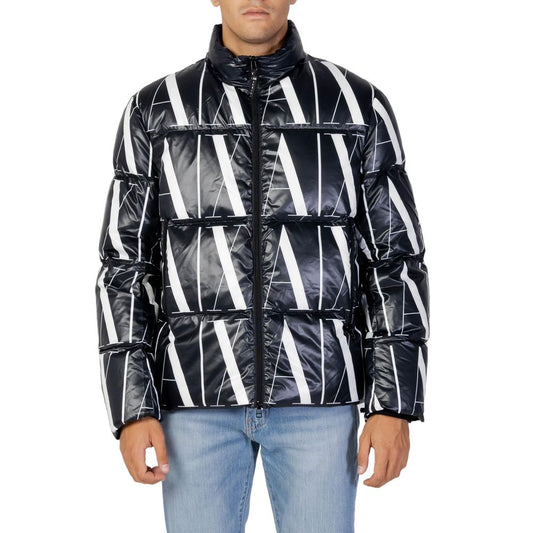 Armani Exchange Schwarze Polyesterjacken &amp
