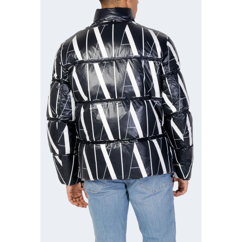 Armani Exchange Schwarze Polyesterjacken &amp