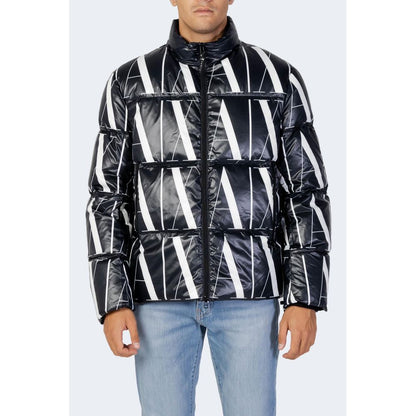 Armani Exchange Schwarze Polyesterjacken &amp