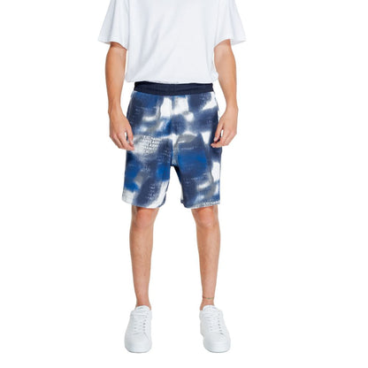 Armani Exchange Blaue Baumwoll-Bermudas