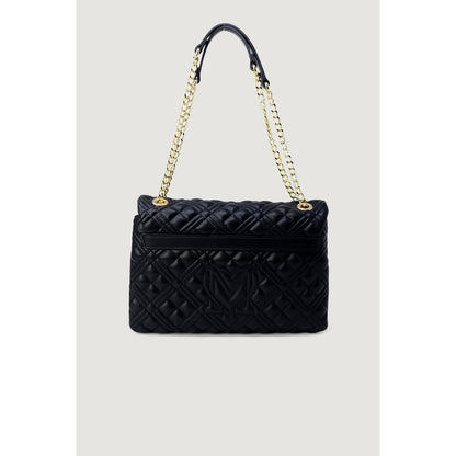 Love Moschino Golden Polyethylene Handbag