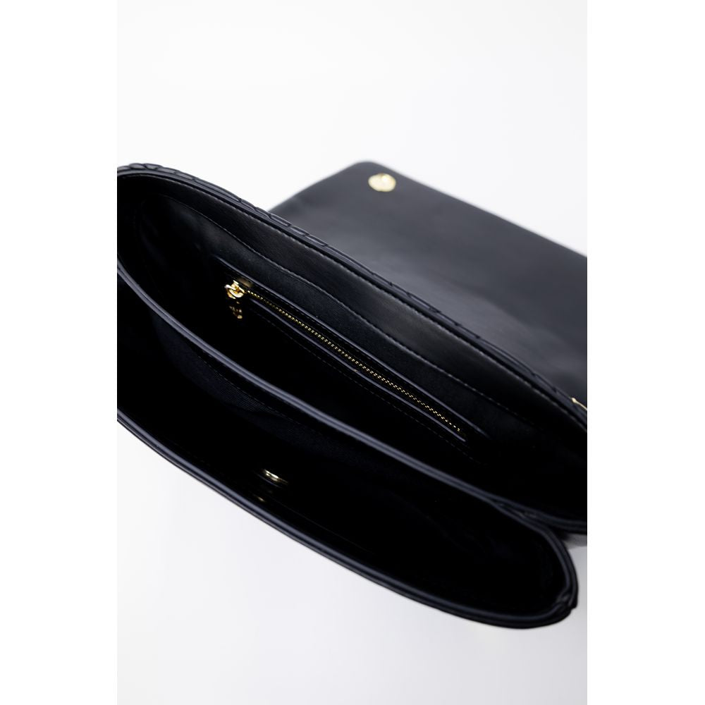 Love Moschino Golden Polyethylene Handbag