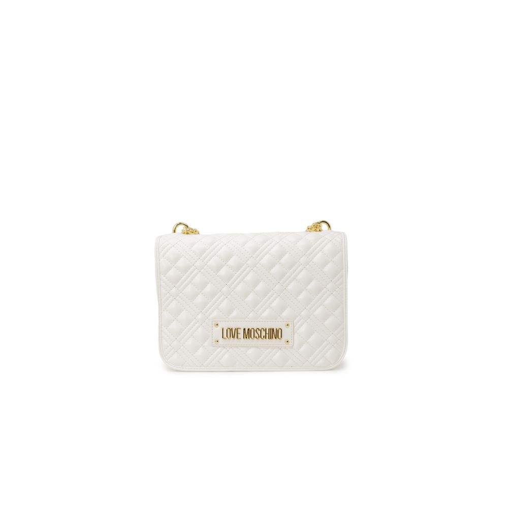Love Moschino handbag in white polyethylene