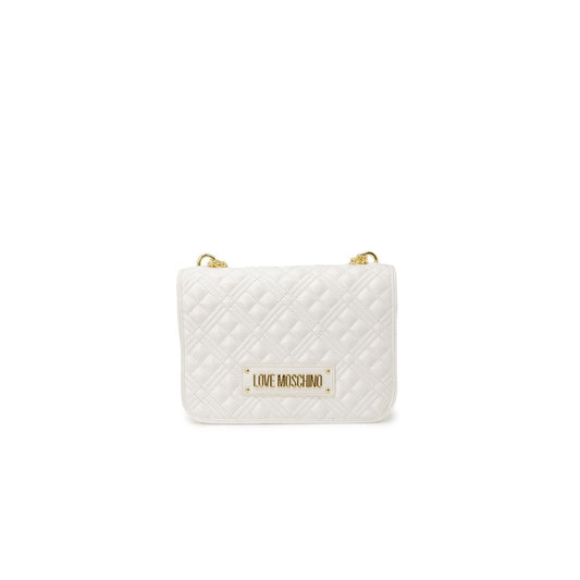 Love Moschino handbag in white polyethylene