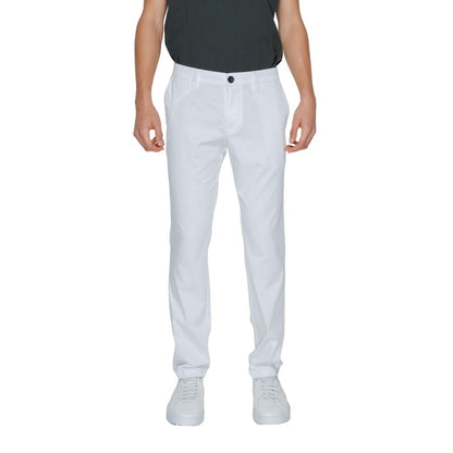 Armani Exchange Weiße Baumwollhose